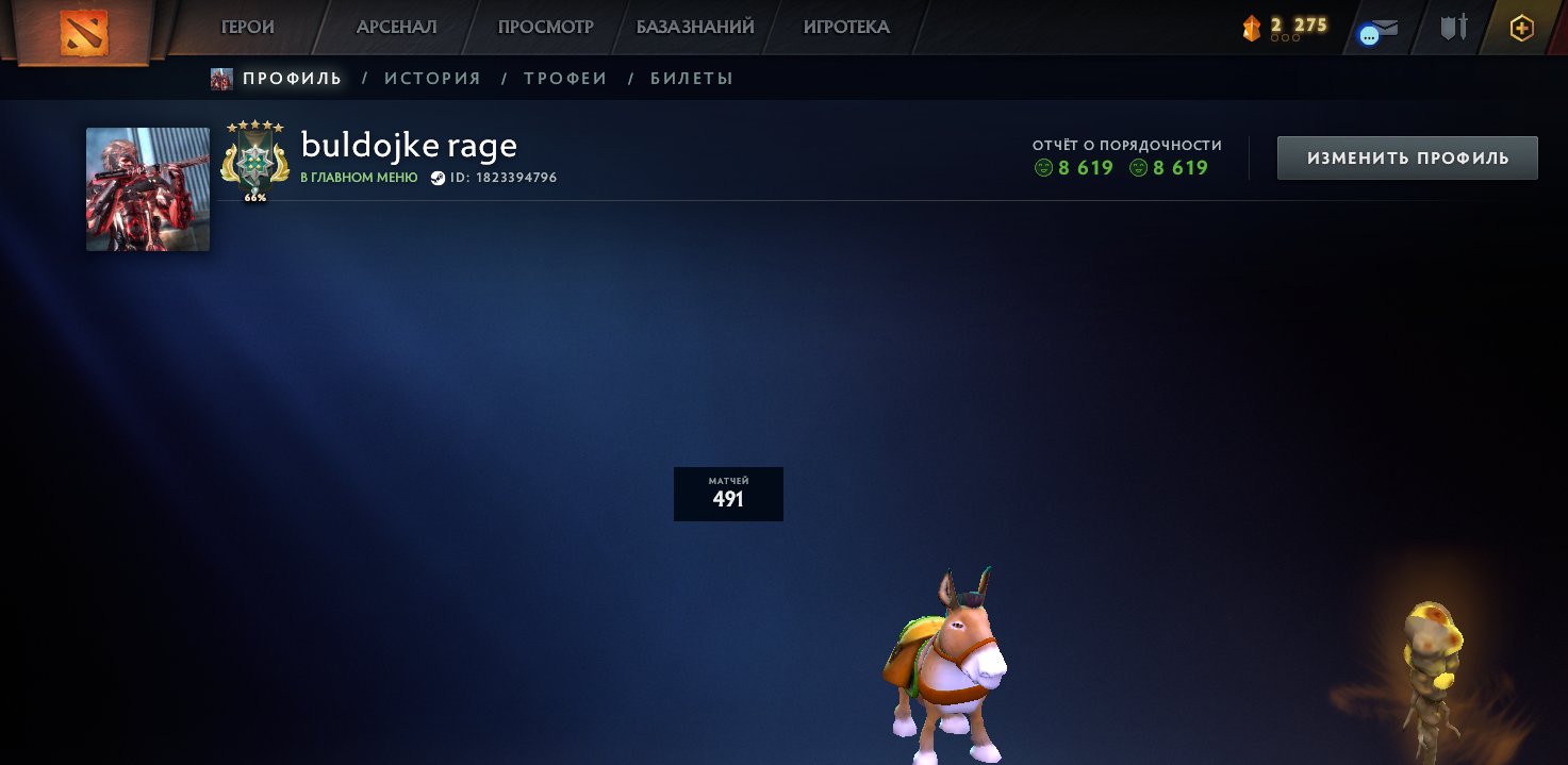 🏅 MMR 2978 | 🕒 448 hours | 🛡 8619