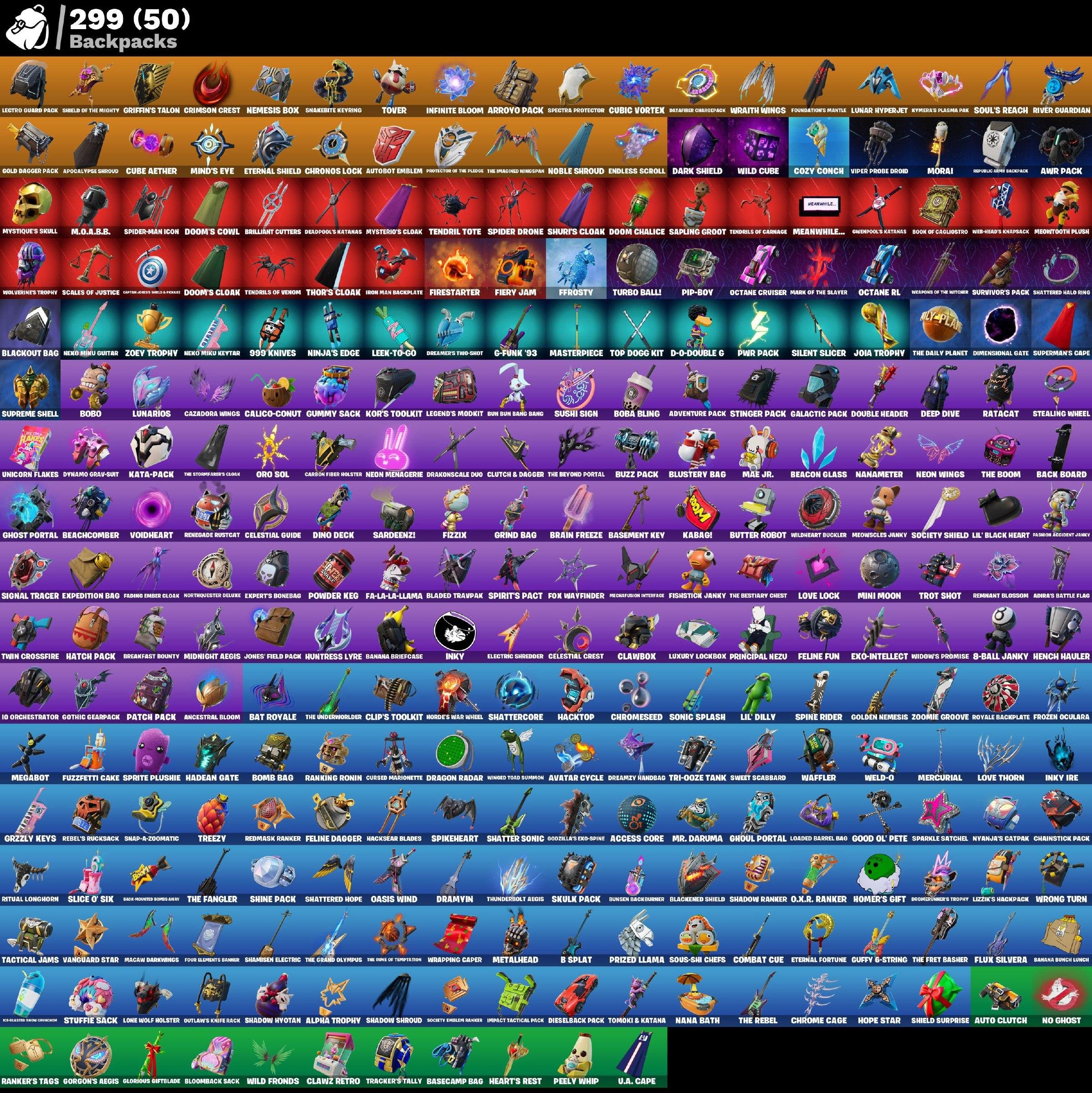 🎨 249 skins | 🌟 Fortnite account