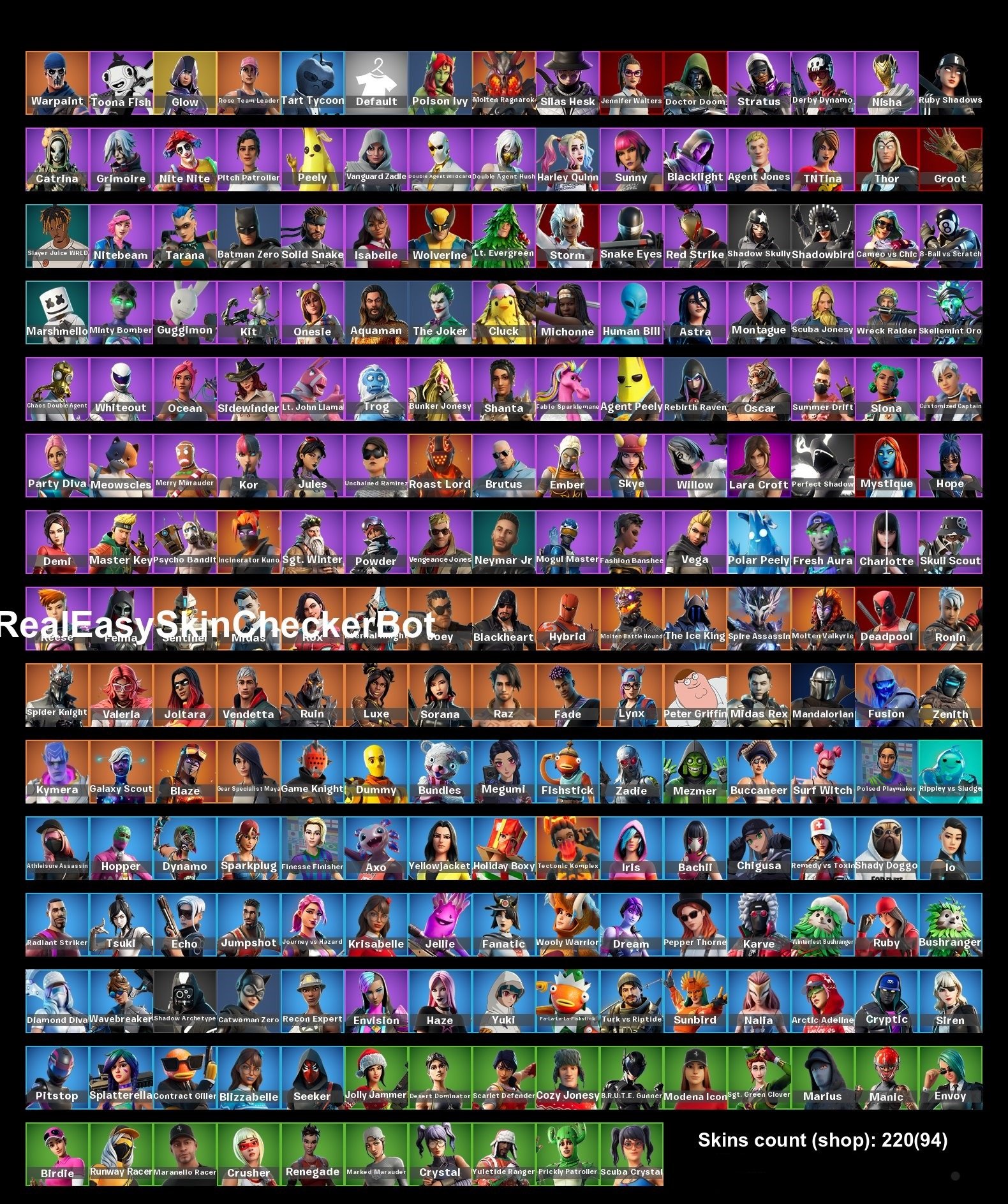 🎨 200 скінів | 🌟 Fortnite акаунт