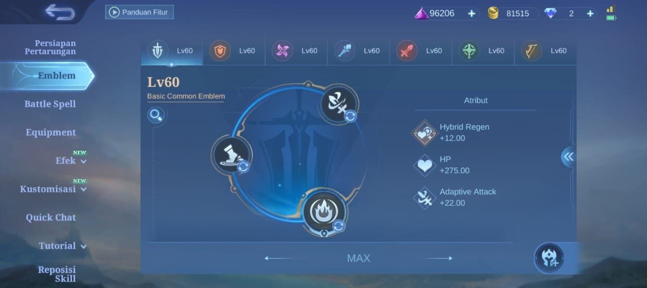 🎮 Mobile Legends account | Mythic | 117 heroes | 208 skins