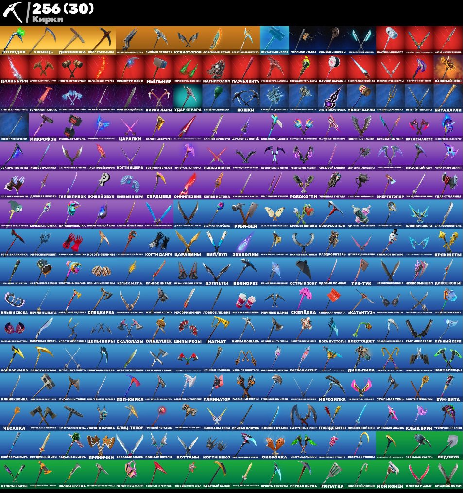 🎨 258 skins | 🌟 Fortnite account