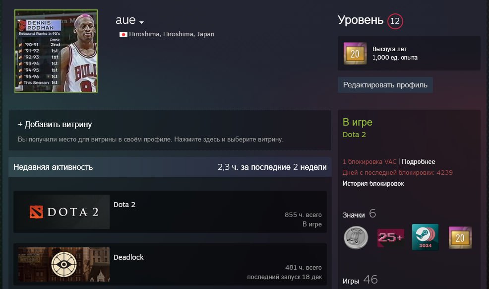 🏅 MMR 4600 | 🕒 850 hours | 🛡 8000