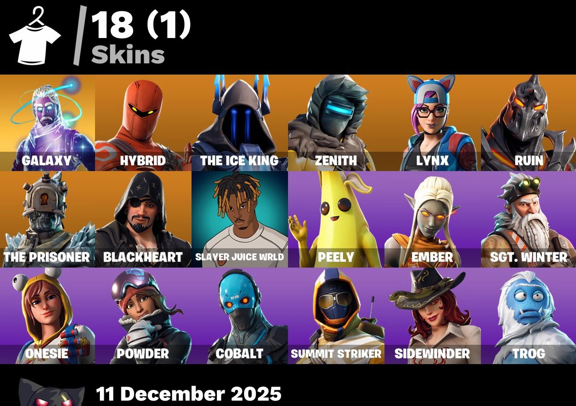 🎨 18 skins | 🌟 Fortnite account