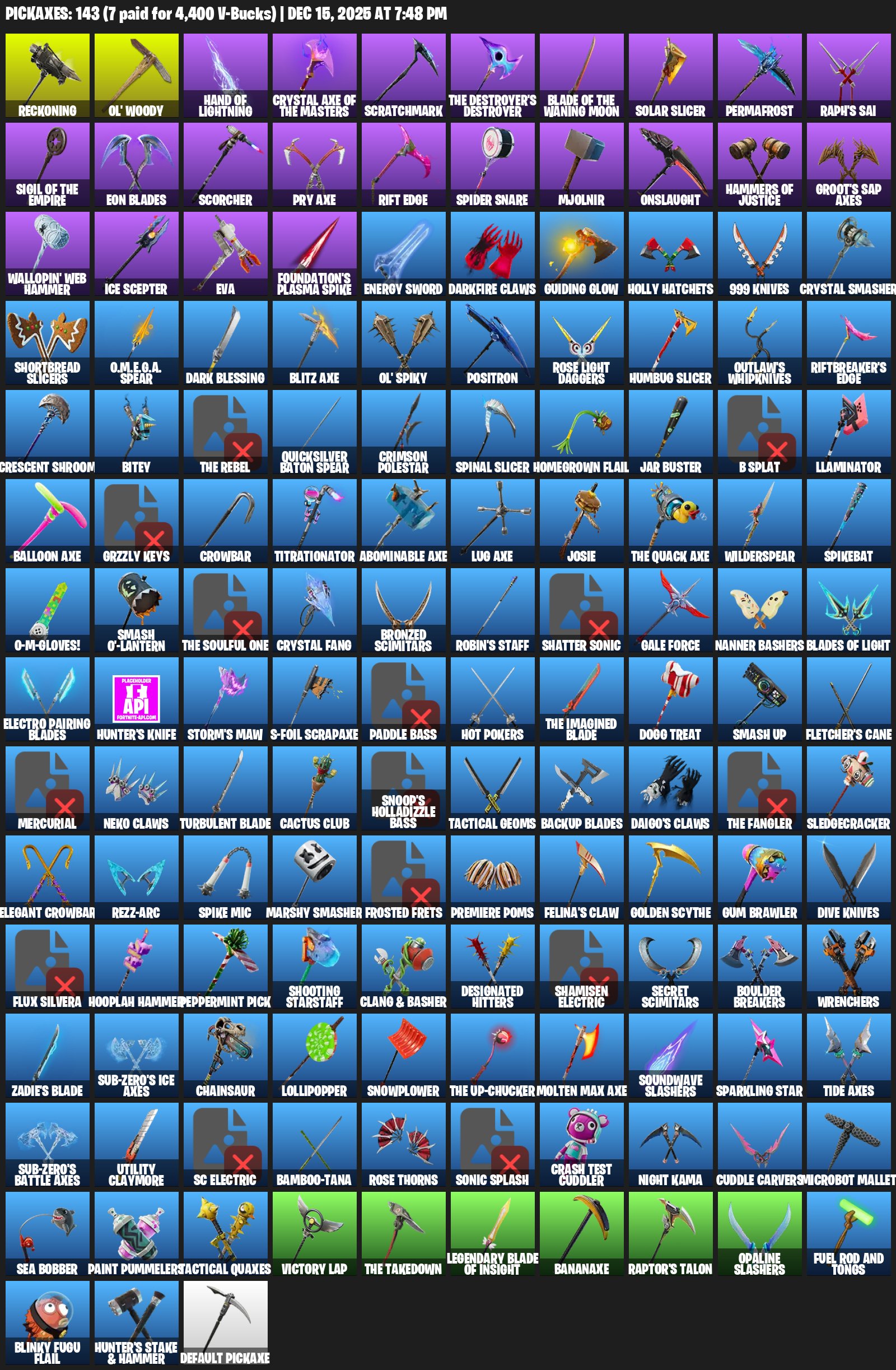 🎨 107 skins | 🌟 Fortnite account