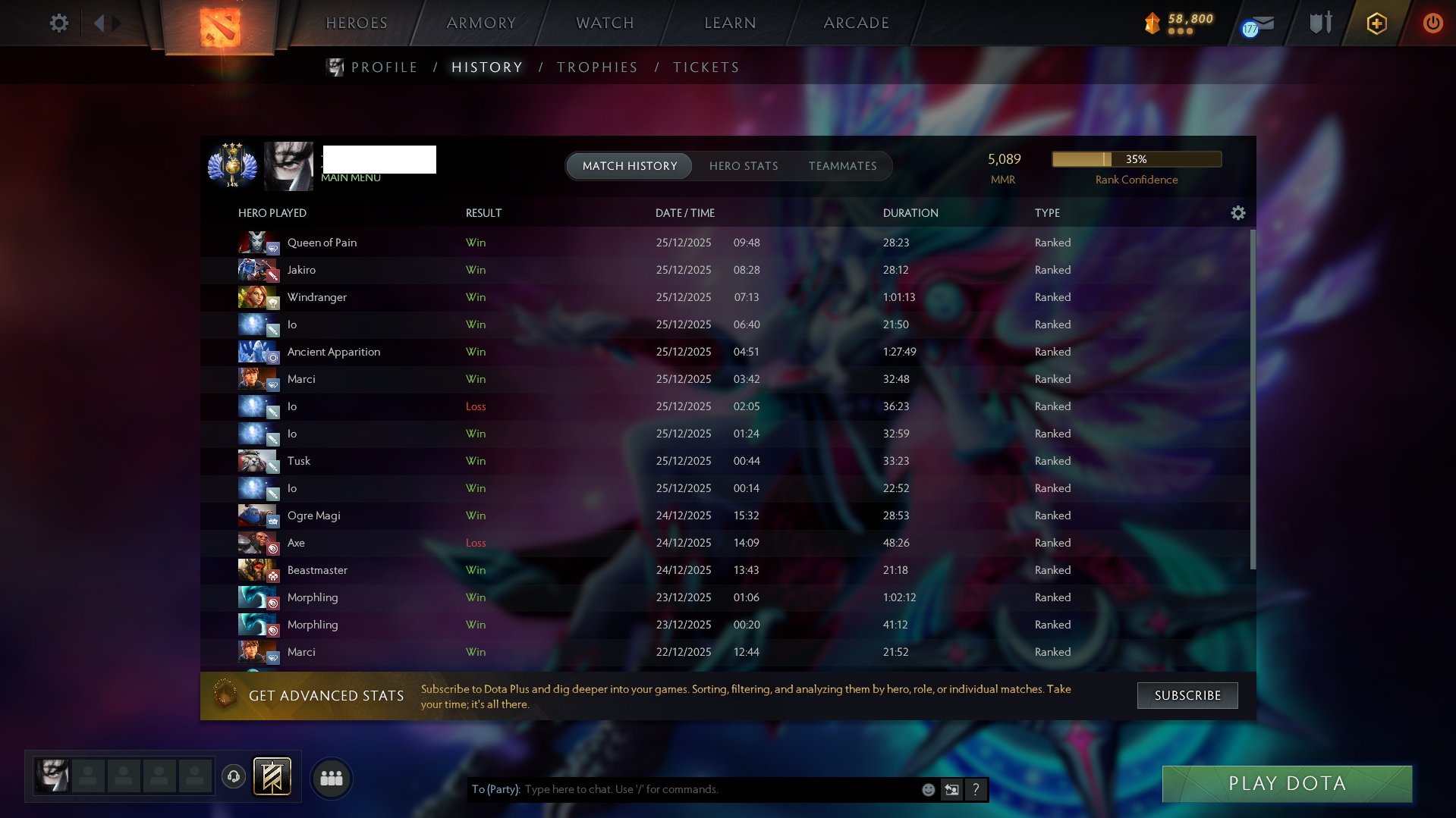 🏅 MMR 5089 | 🕒 1860 hours | 🛡 10417