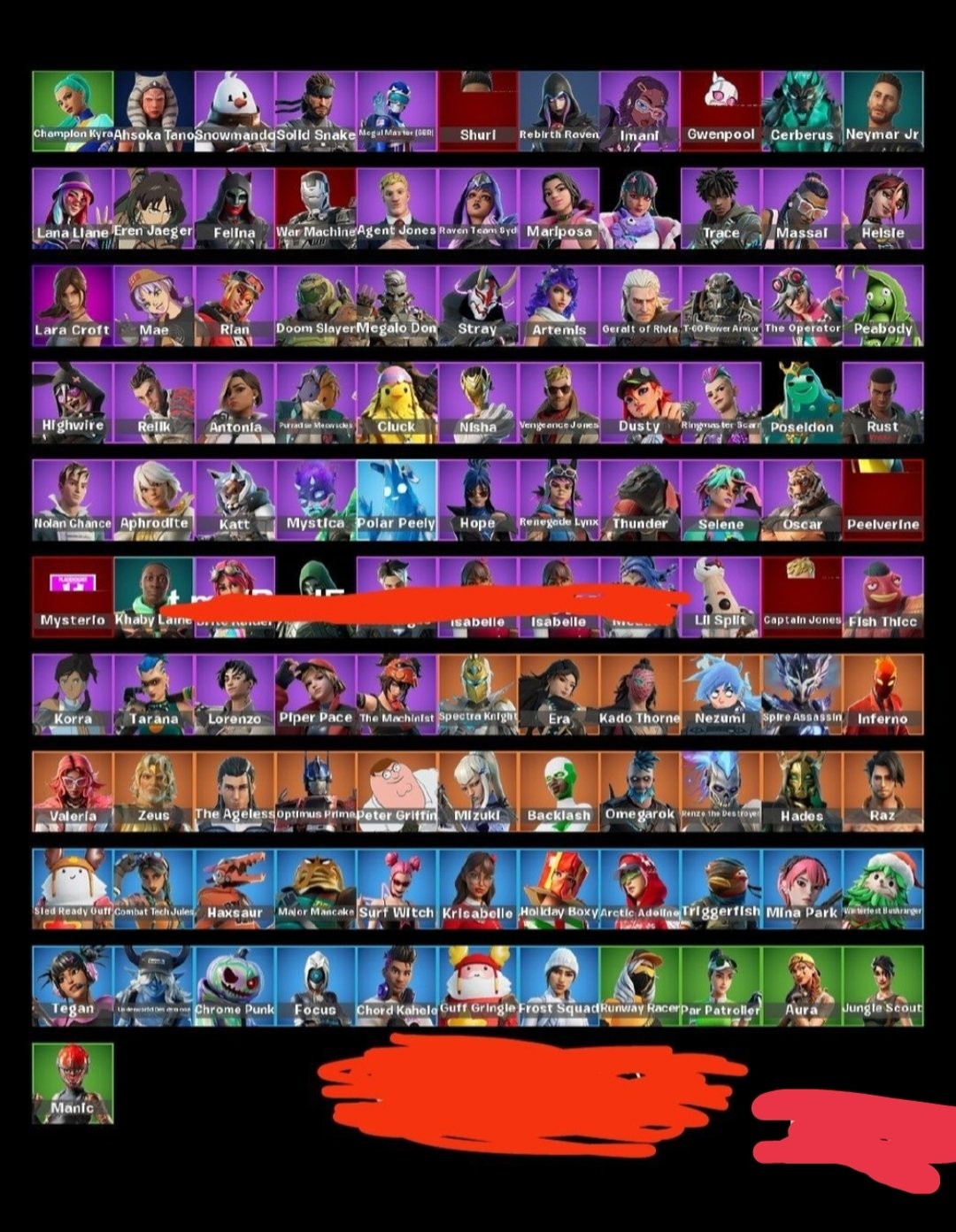 🎨 111 skins | 🌟 Fortnite account