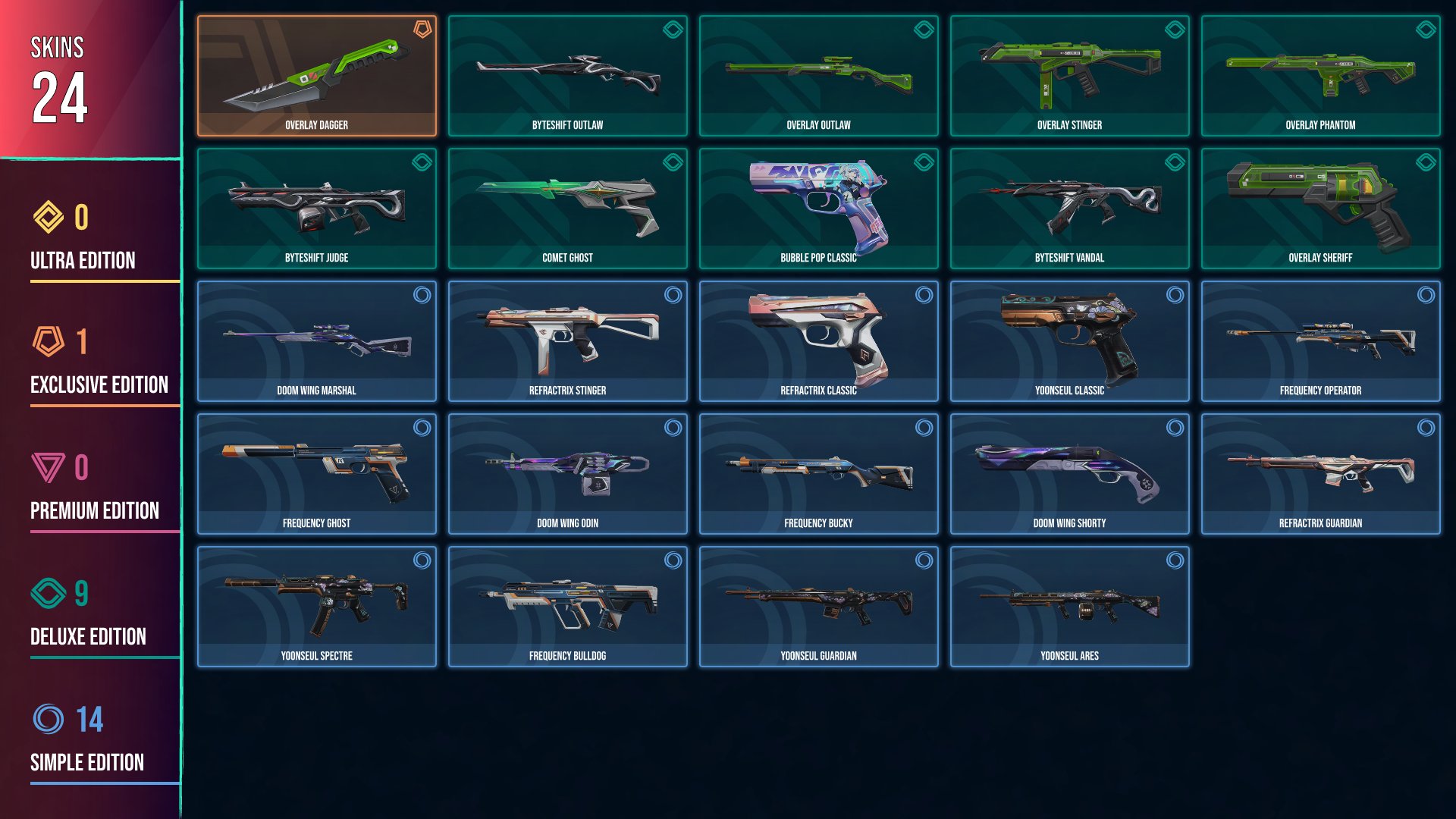 🎯 Valorant акаунт | Ранг: Ранговий доступ | Сервер: EU | 22 агенти