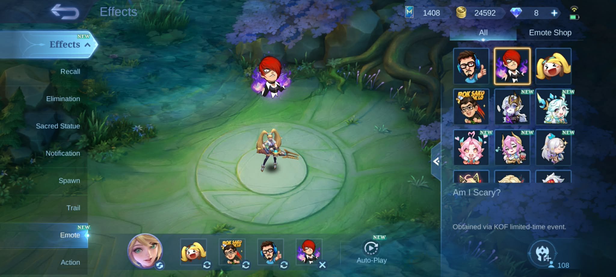 🎮 Mobile Legends account | Mythic | 108 heroes | 264 skins