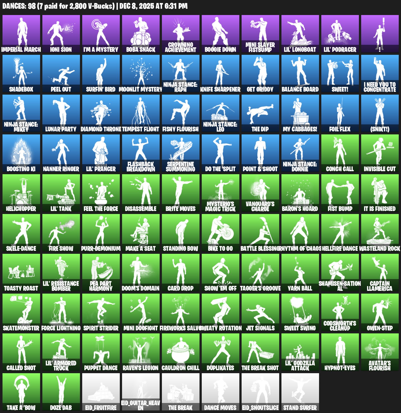 🎨 101 skins | 🌟 Fortnite account