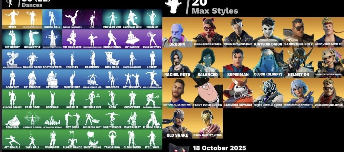 🎨 53 скінів | 🌟 Fortnite акаунт