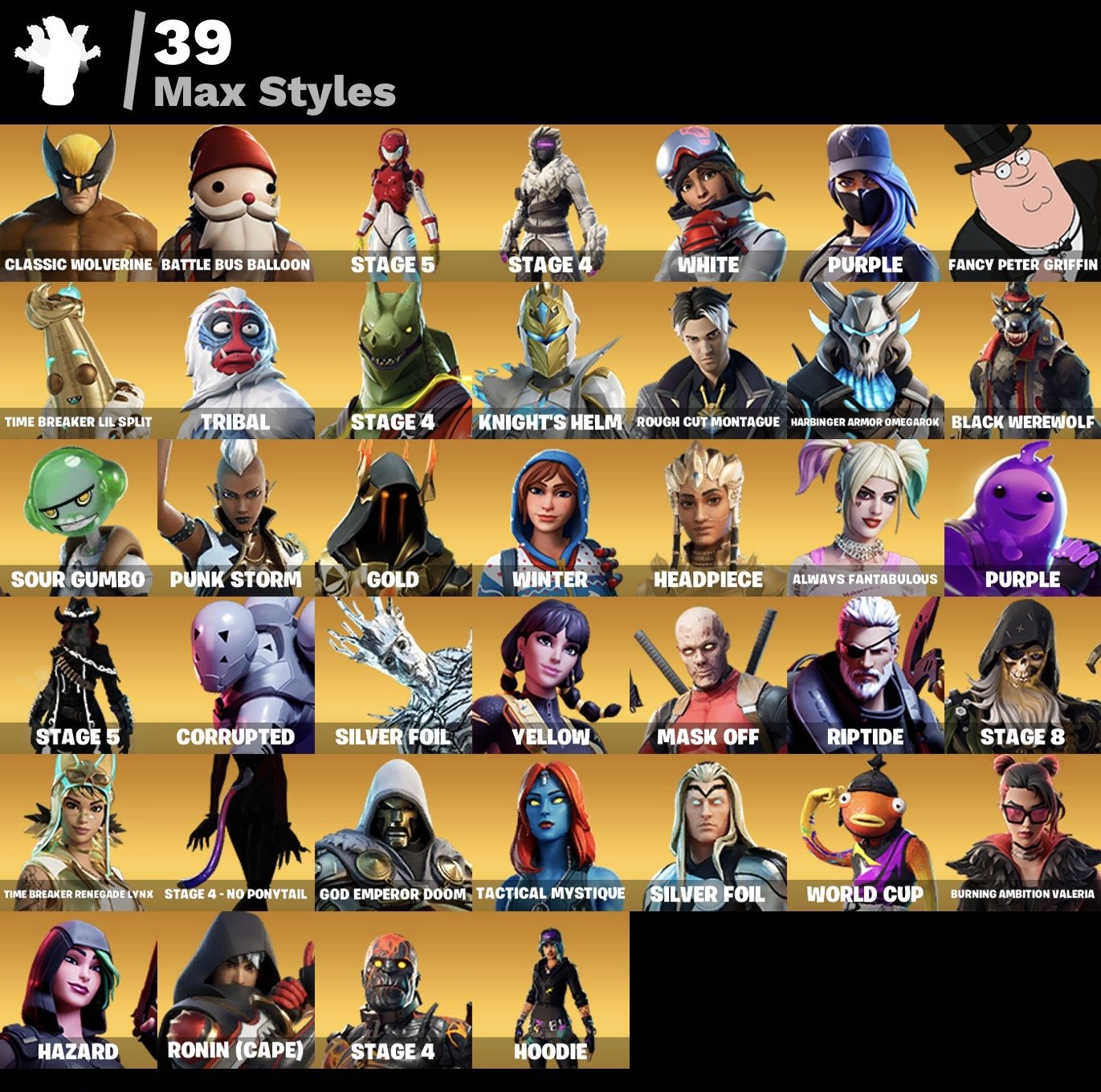 🎨 150 skins | 🌟 Fortnite account