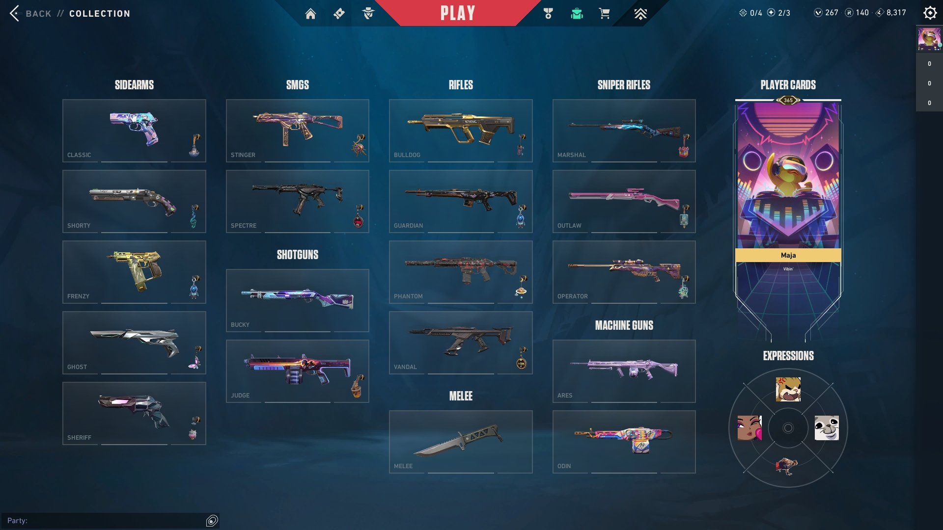 ● Rank: Platinum 1 | 23 agents | 146 skins