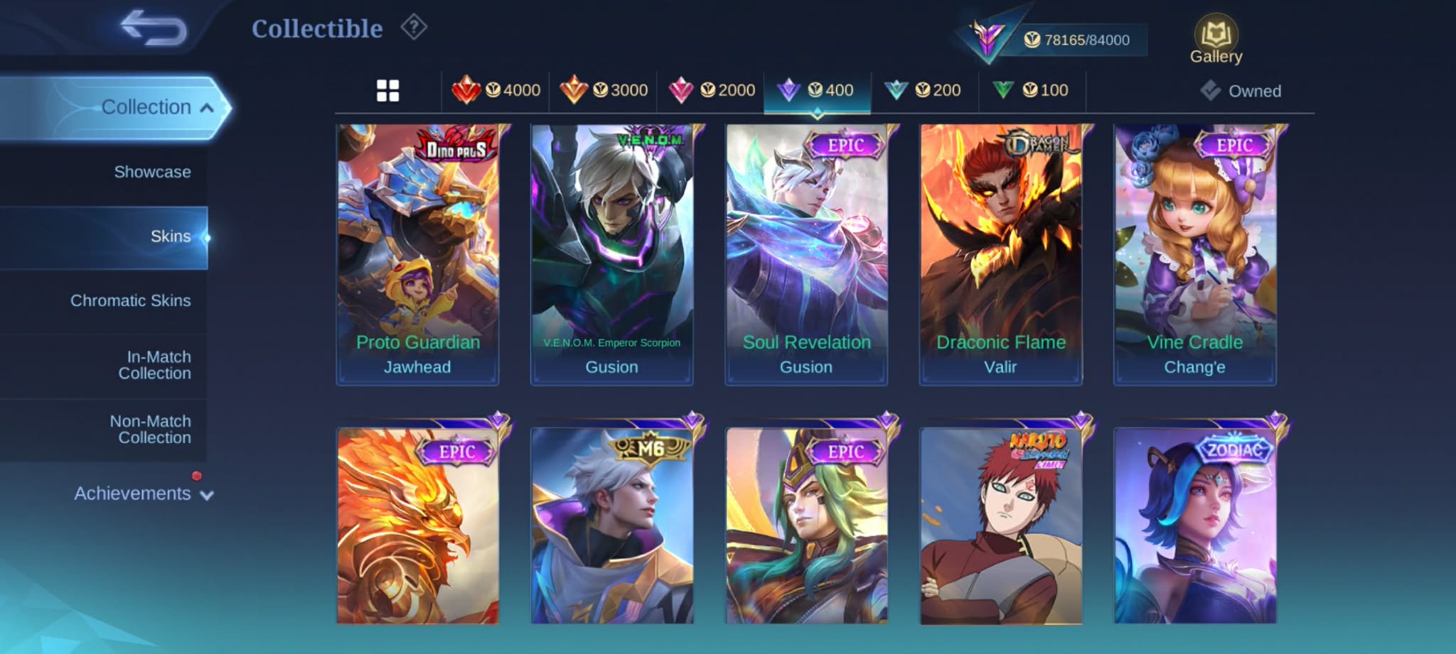 🎮 Mobile Legends account | Mythic | 108 heroes | 264 skins