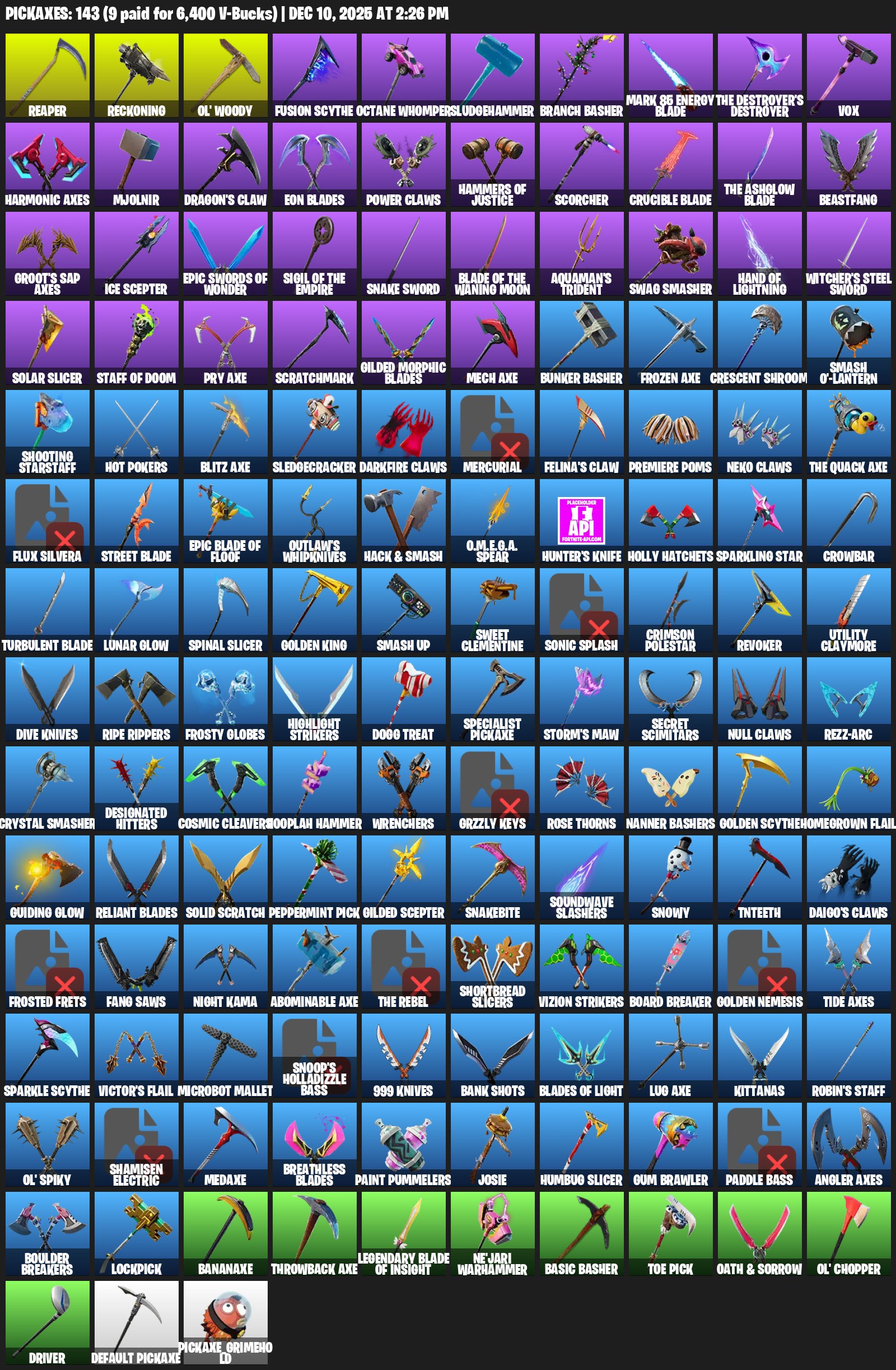 🎨 113 skins | 🌟 Fortnite account