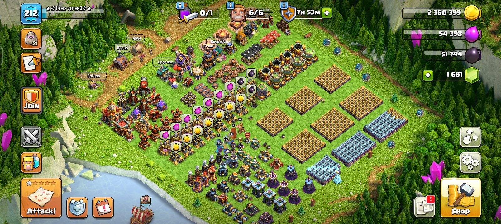 🏰 Clash of Clans акаунт | Ратуша 16 рівня | Рівень 215