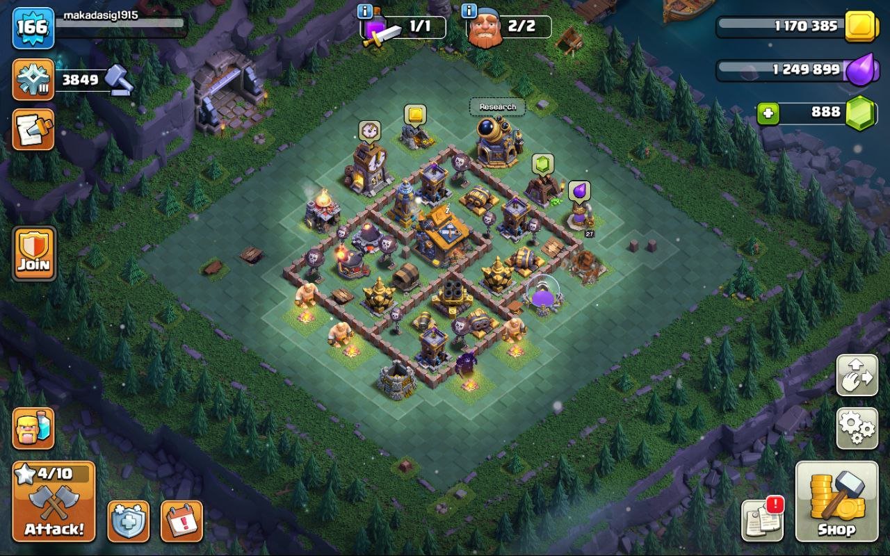 🏰 Clash of Clans акаунт | Ратуша 14 рівень | Рівень 166