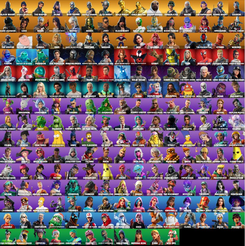 🎨 221 скинов | 🌟 Fortnite аккаунт