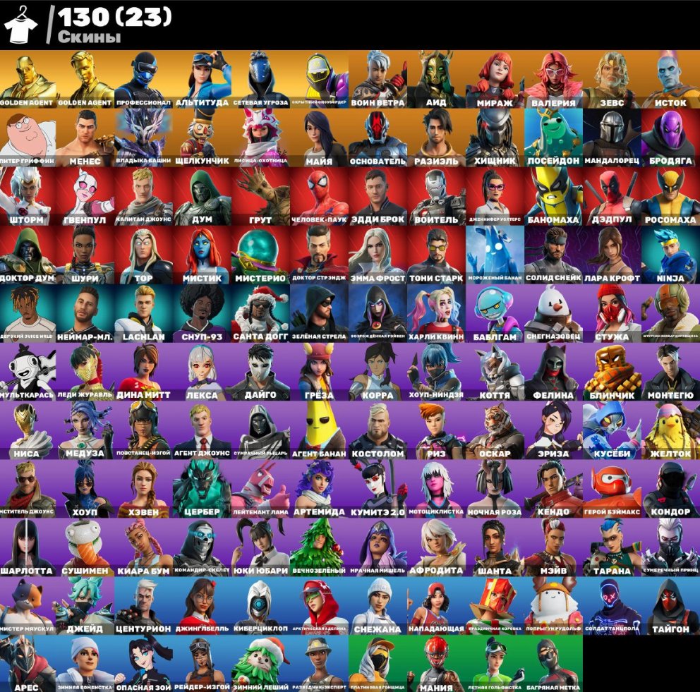 🎨 132 skins | 🌟 Fortnite account