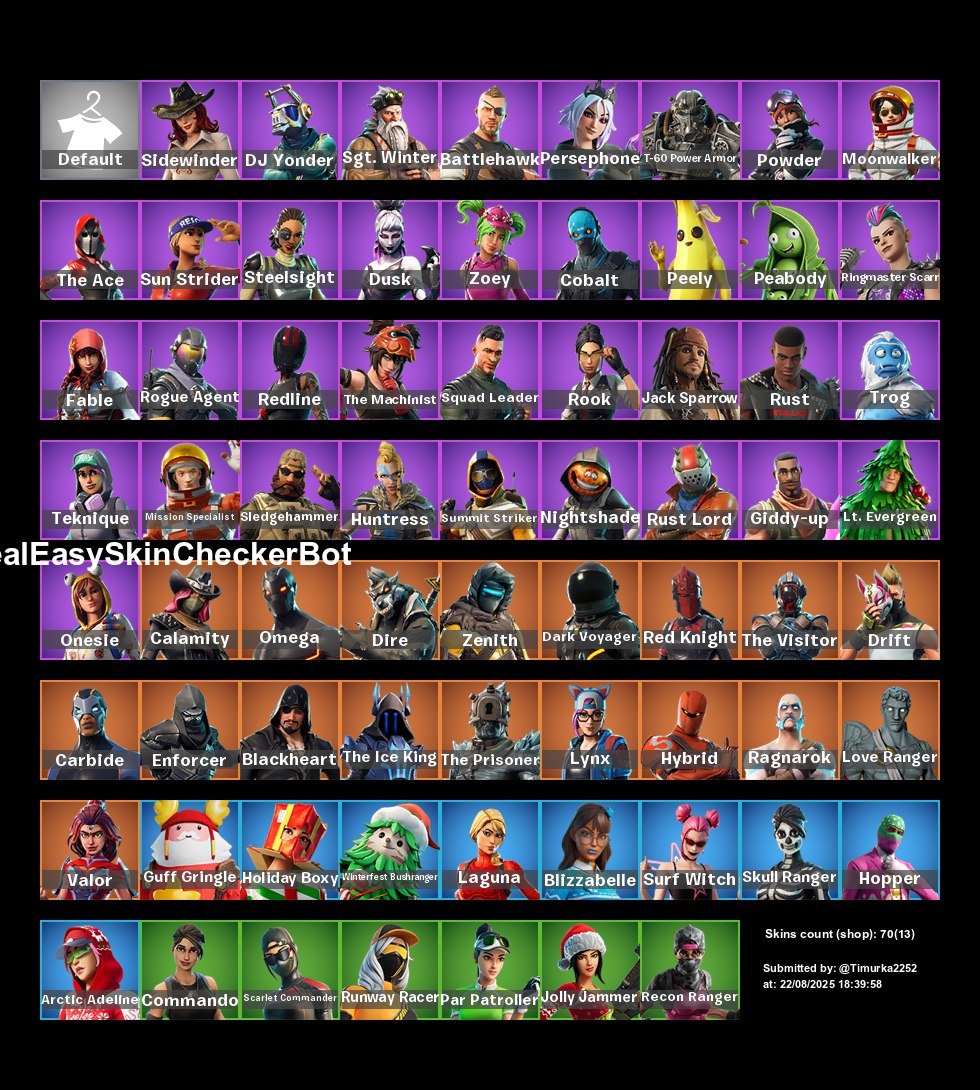 🎨 71 skins | 🌟 Fortnite account