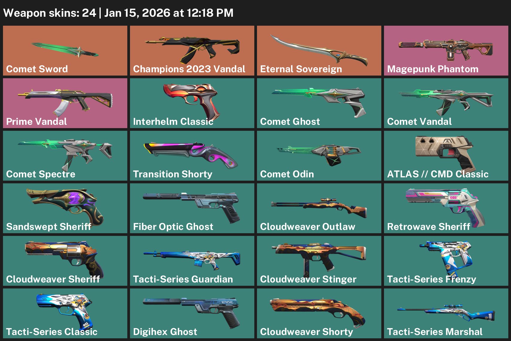 🎯 Valorant акаунт | Срібло 1 | EU | 23 агенти