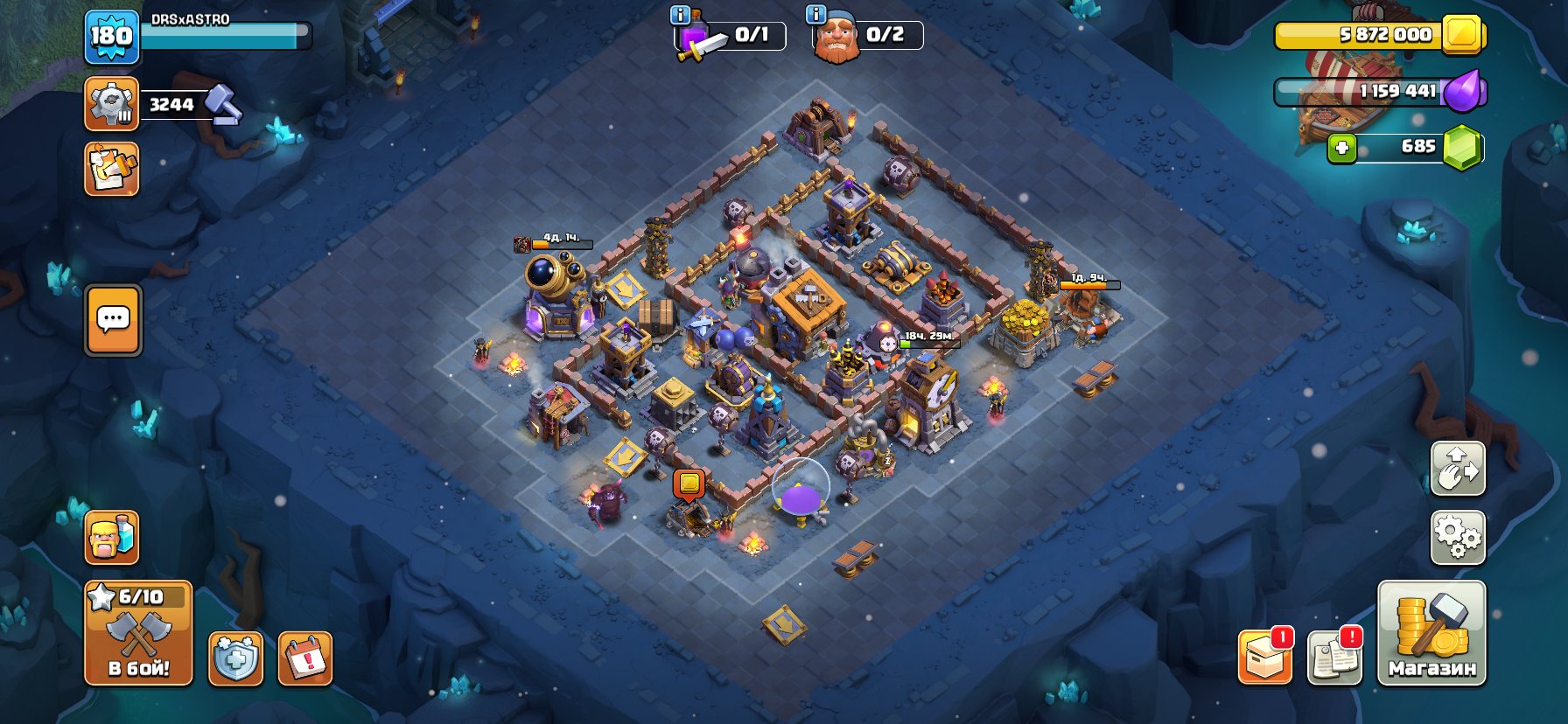 🏰 Clash of Clans акаунт | 16 ратуша | 180 рівень