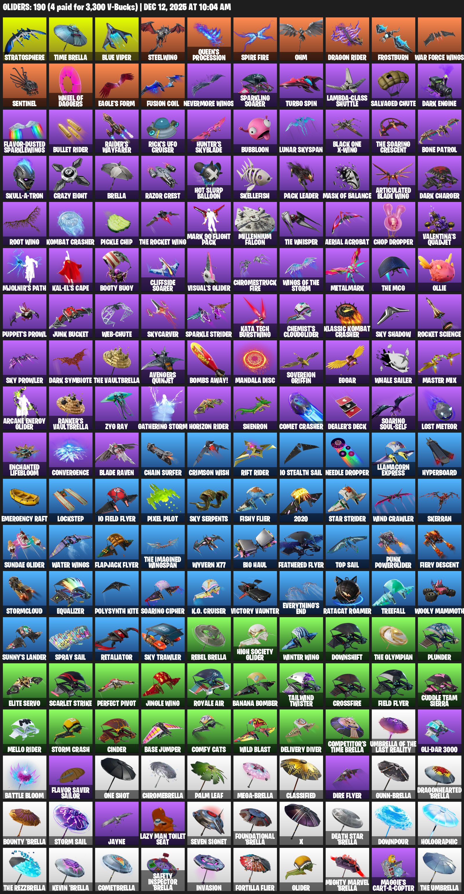 🎨 218 skins | 🌟 Fortnite account