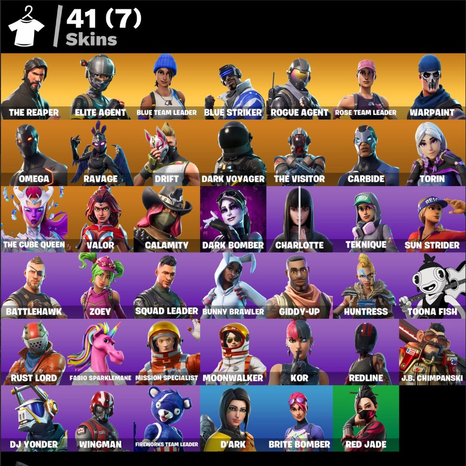 🎨 41 skins | 🌟 Fortnite account
