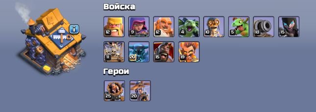 🏰 Clash of Clans акаунт | Ратуша 17 | Рівень 190
