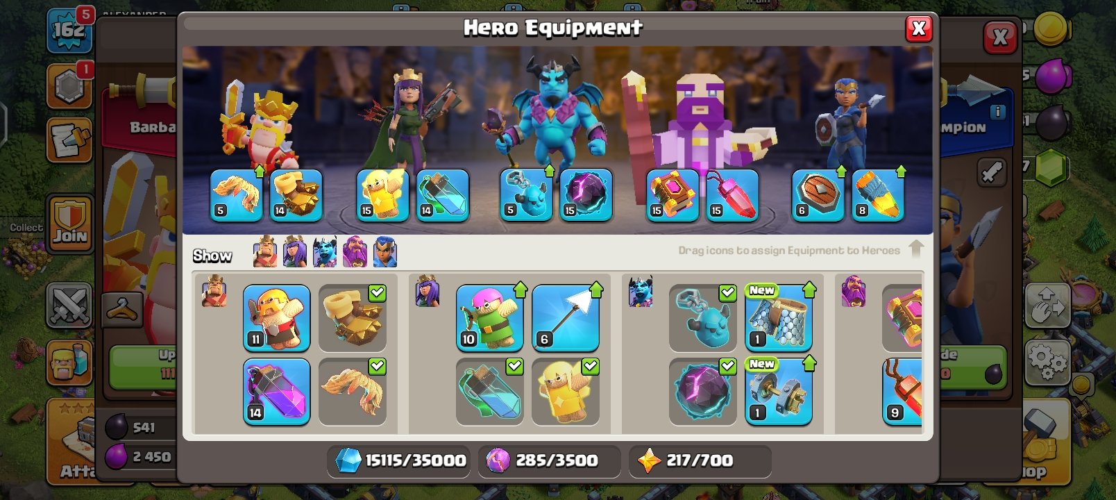 🏰 Clash of Clans акаунт | Ратуша 13 рівень | Рівень 165