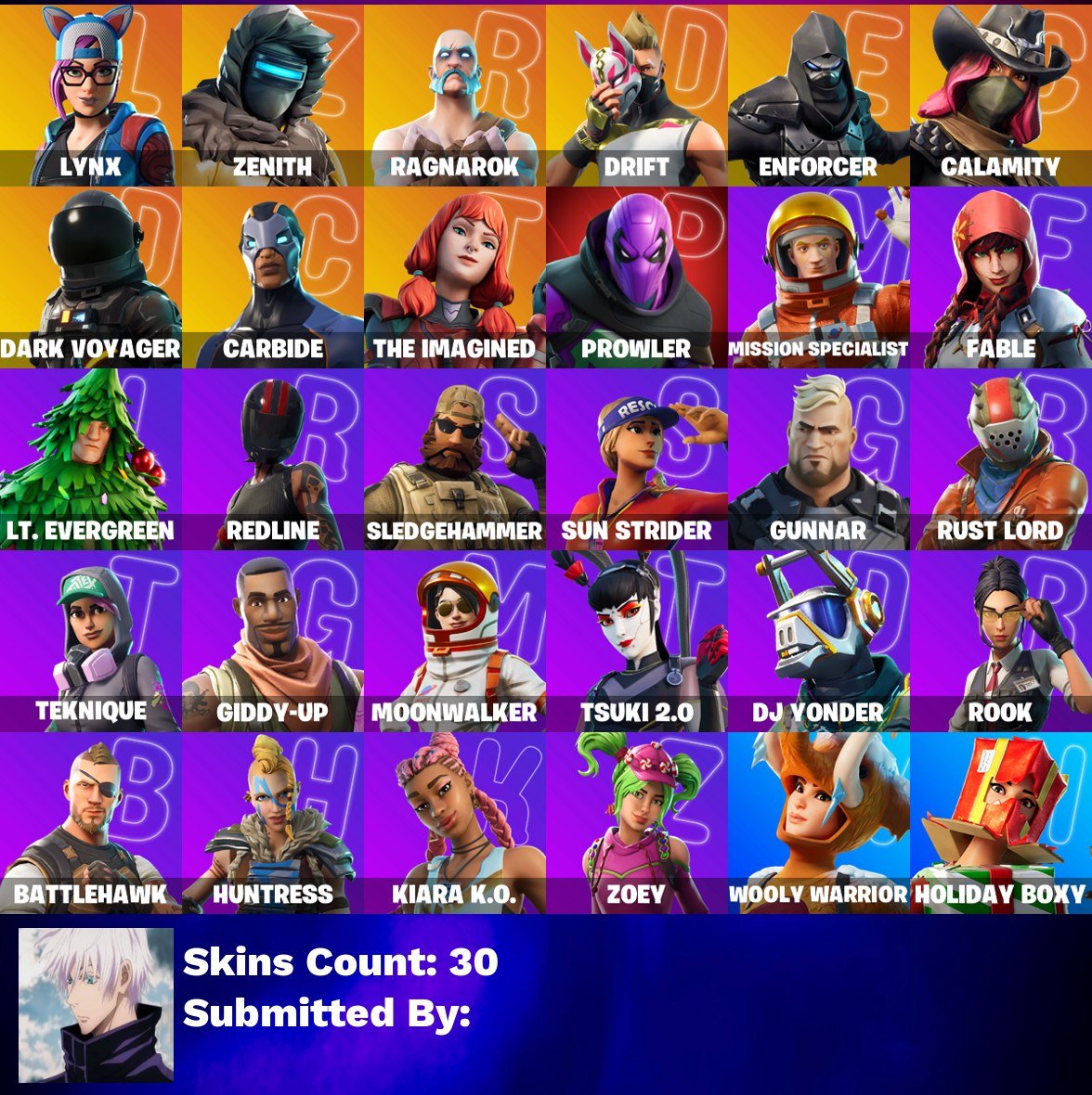 🎨 30 skins | 🌟 Fortnite account