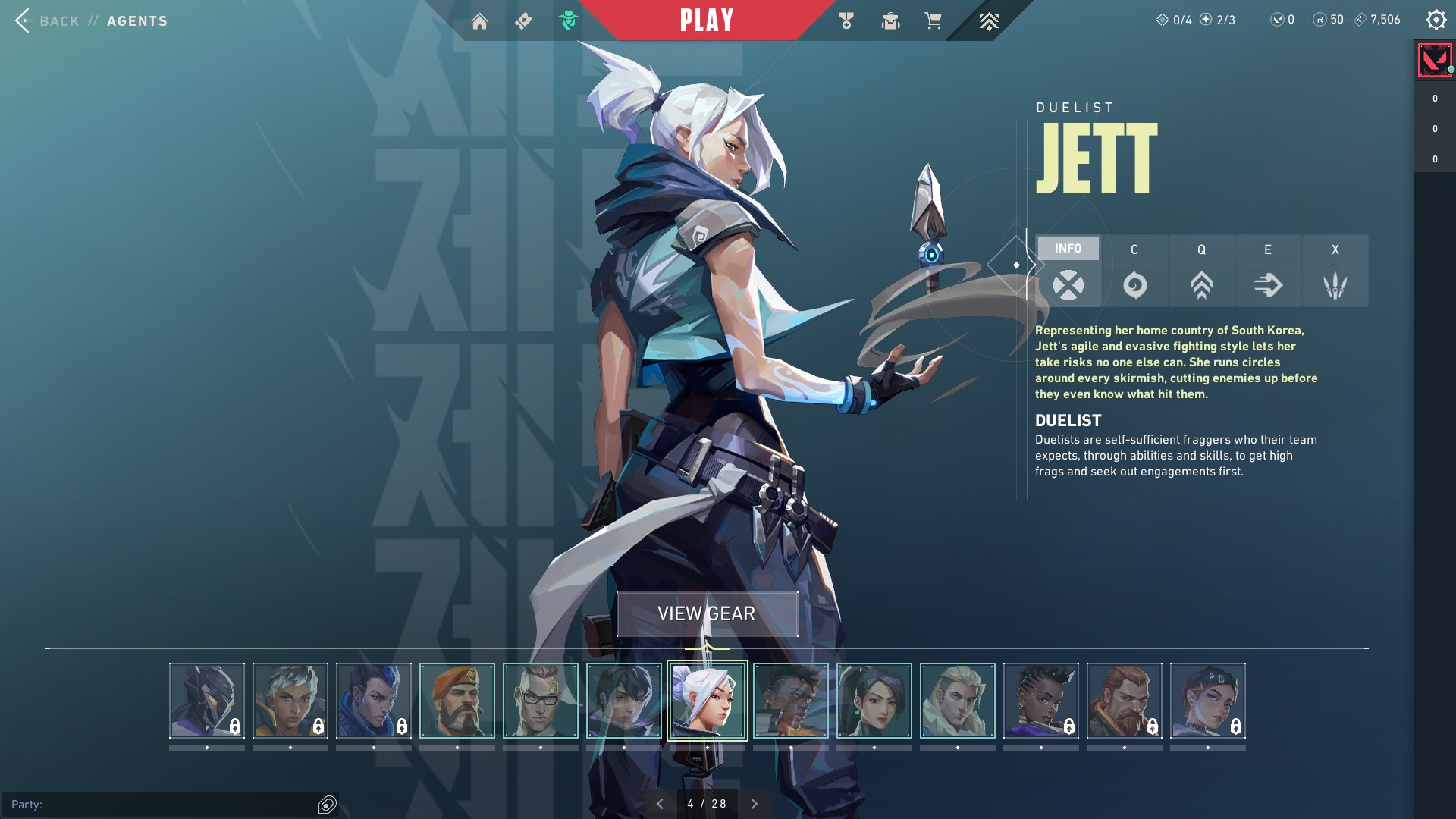 🎯 Valorant account | Gold 2 | TR | 7 agents