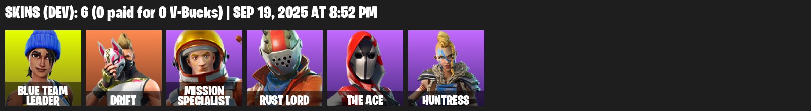 💖 6 skins | 🌟 Fortnite account