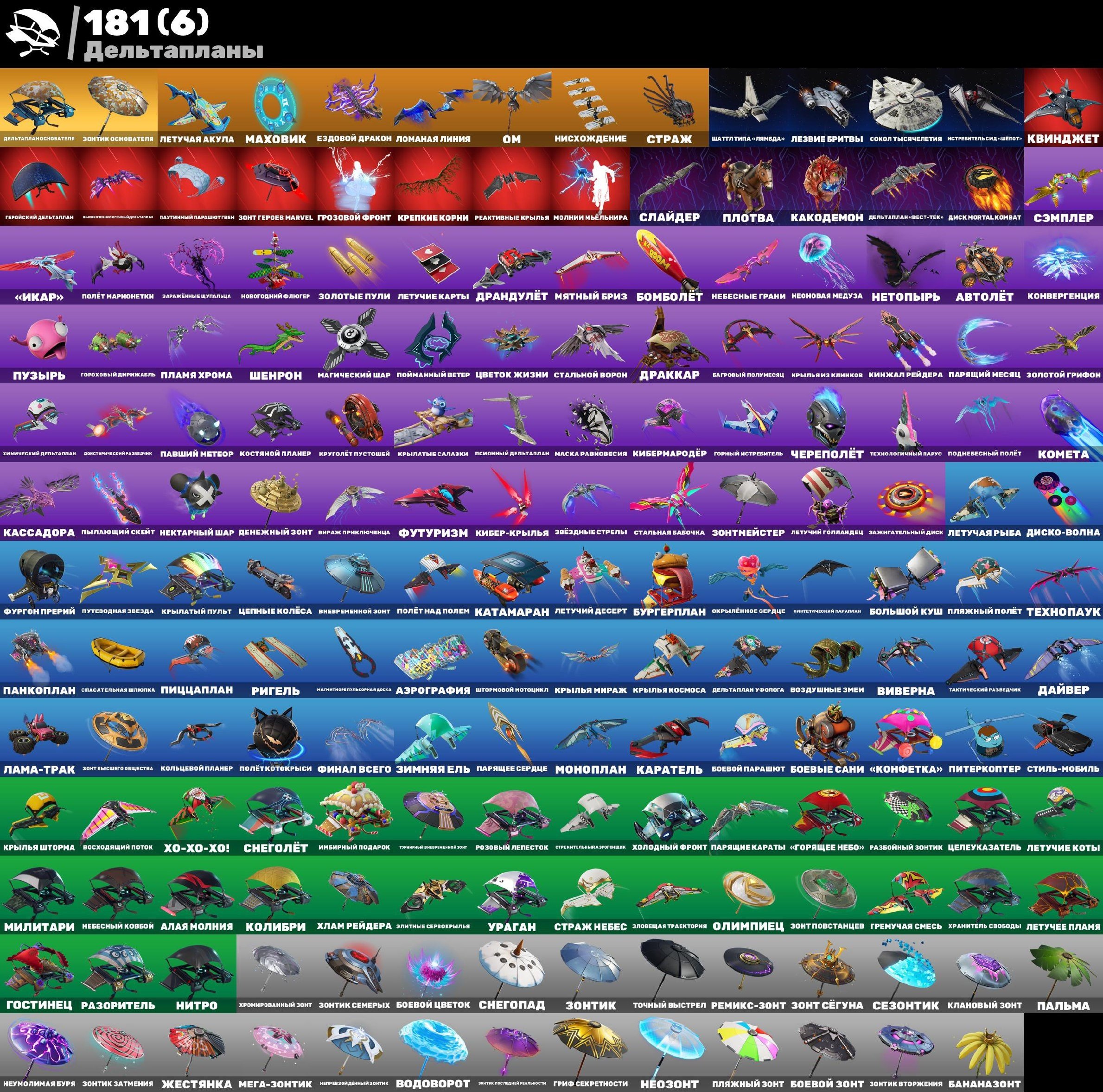 🎨 179 скінів | 🌟 Fortnite акаунт