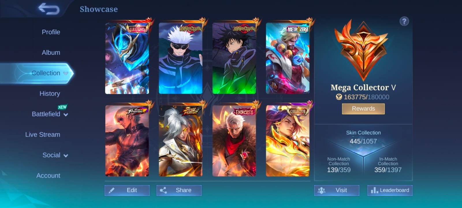 🎮 Mobile Legends аккаунт | Мифический Бессмертный | 131 героев | 445 обликов