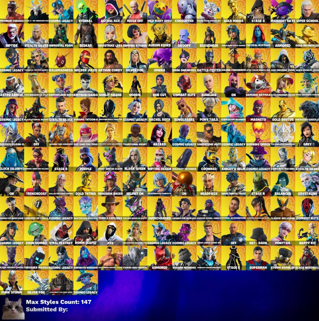 🎨 372 skins | 🌟 Fortnite account