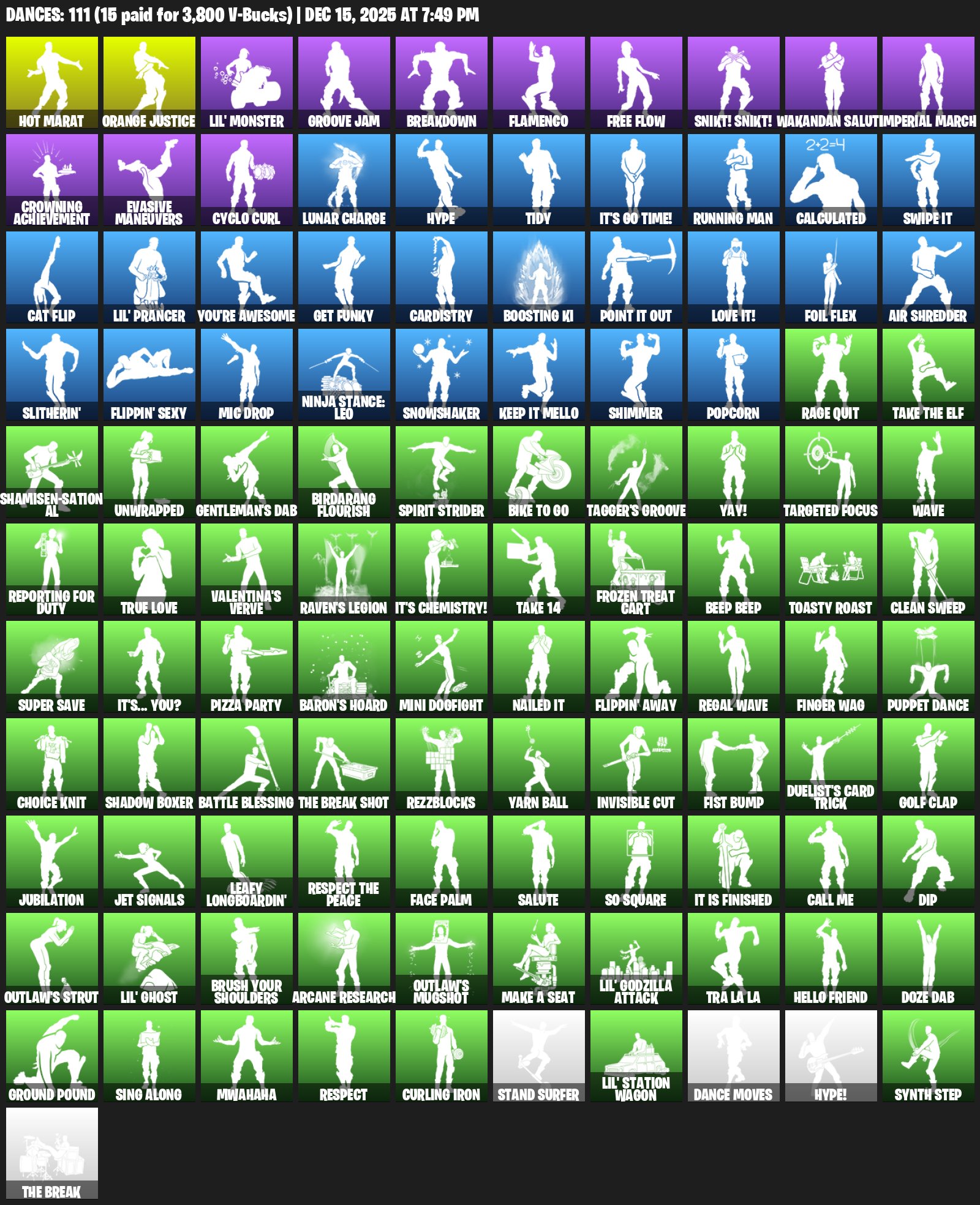 🎨 107 skins | 🌟 Fortnite account