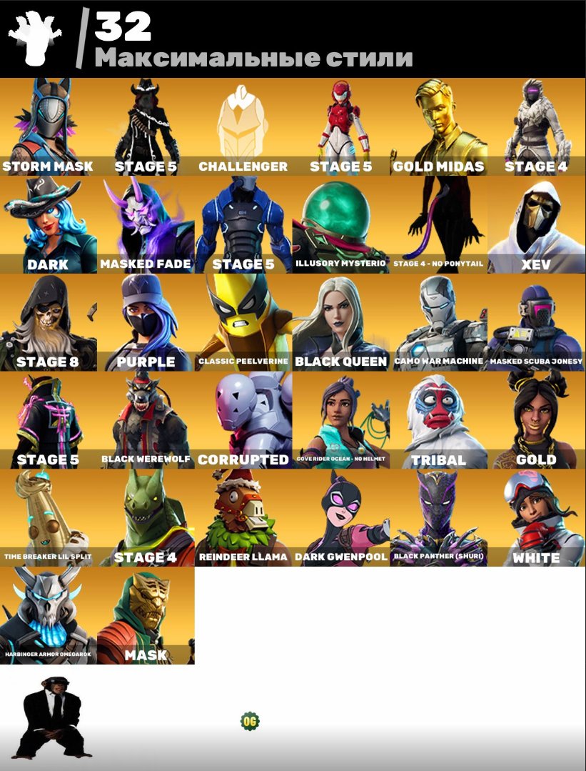 🎨 187 скінів | 🌟 Fortnite акаунт