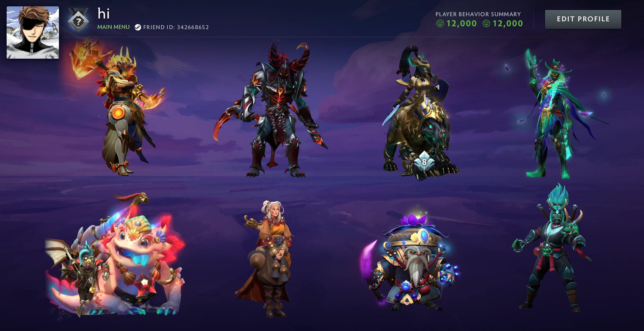 🏅 MMR 2000 | 🕒 5500 часов | 🛡 12000