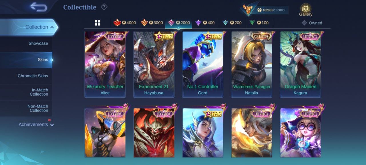 🎮 Mobile Legends account | Mythic | 131 heroes | 420 skins