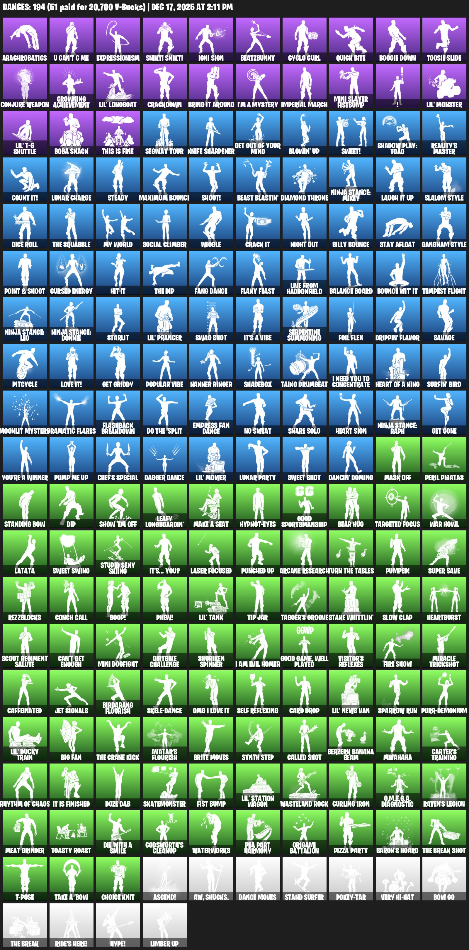 🎨 307 skins | 🌟 Fortnite account