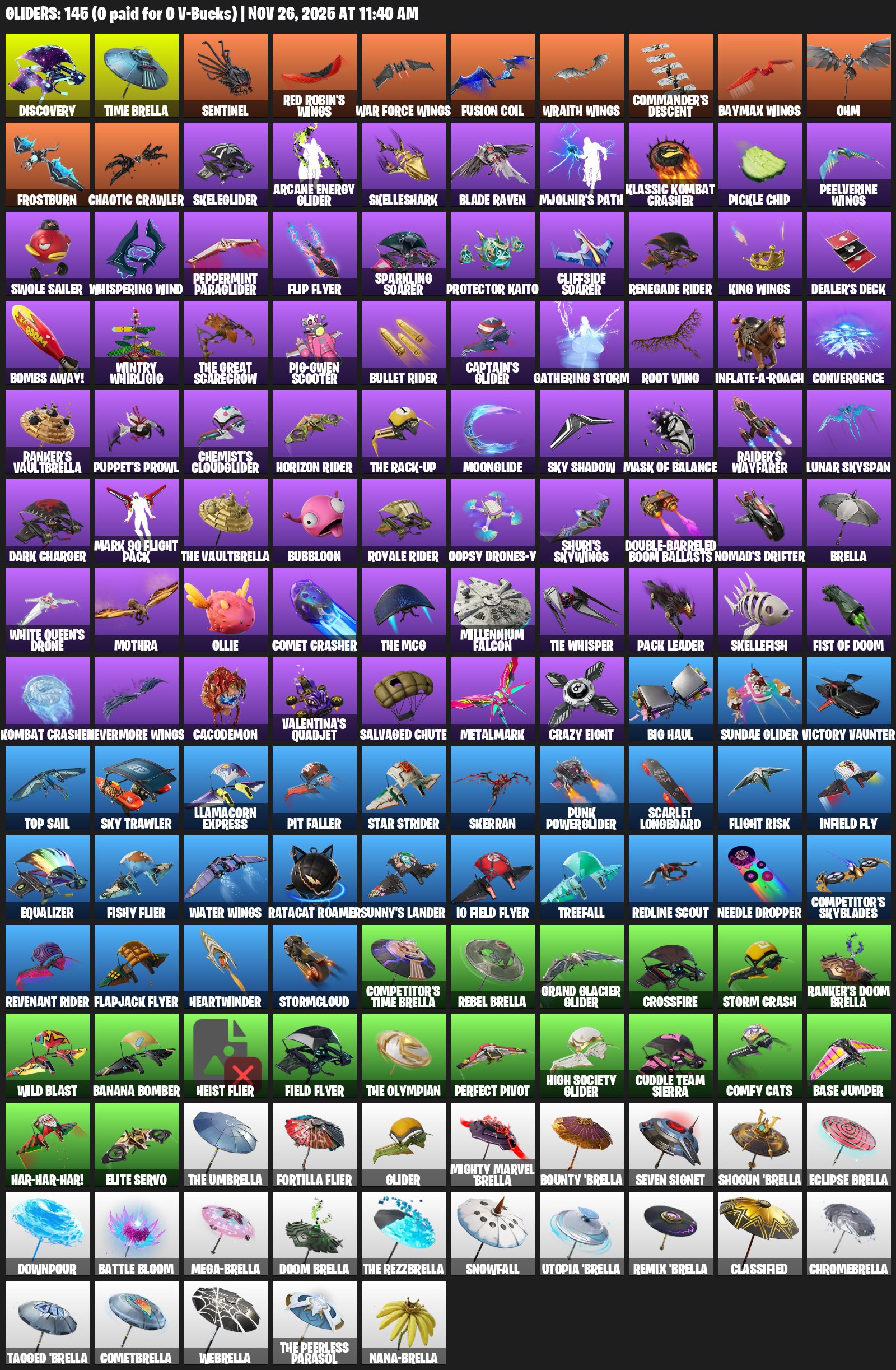 🎨 144 skins | 🌟 Fortnite account