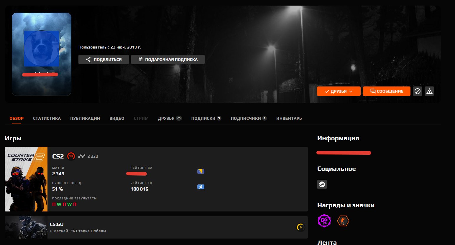 💎 FACEIT LVL 10 | 🎯 2320 ELO | 🕒 3794 hours — Competitive Ready