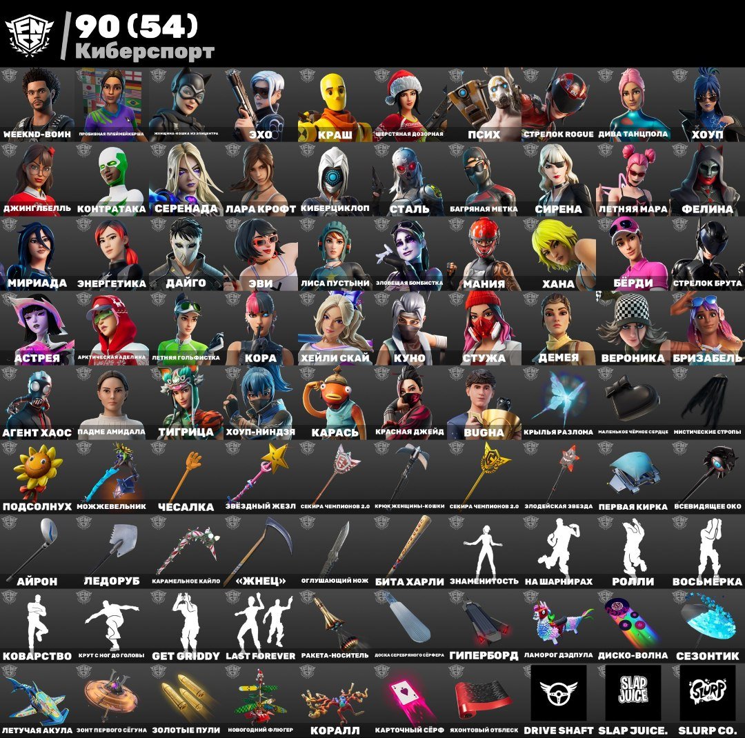 🎨 261 skins | 🌟 Fortnite account