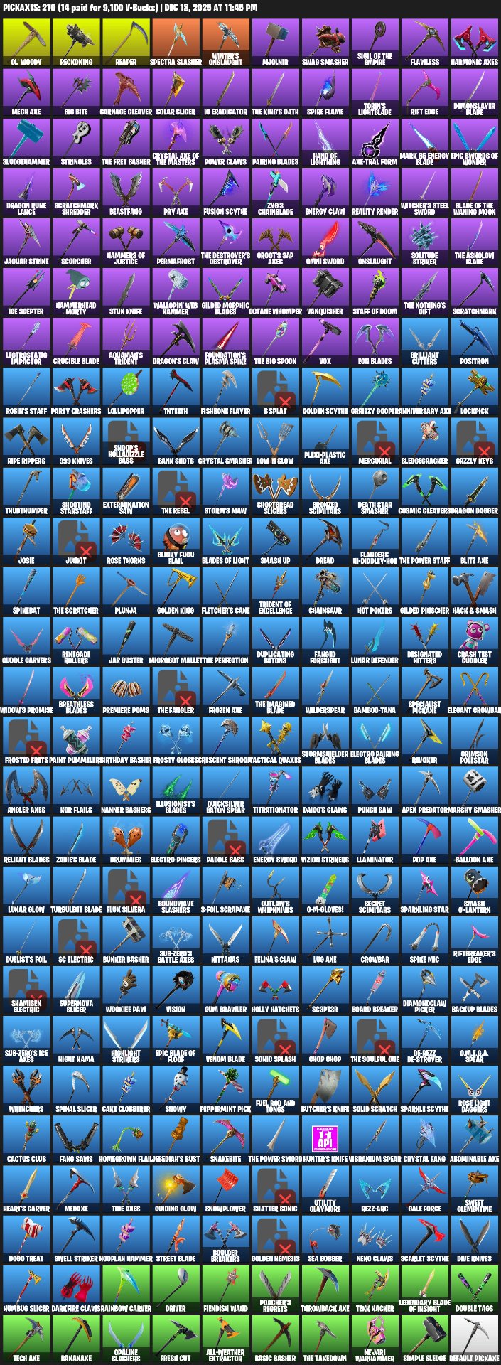 🎨 230 skins | 🌟 Fortnite account