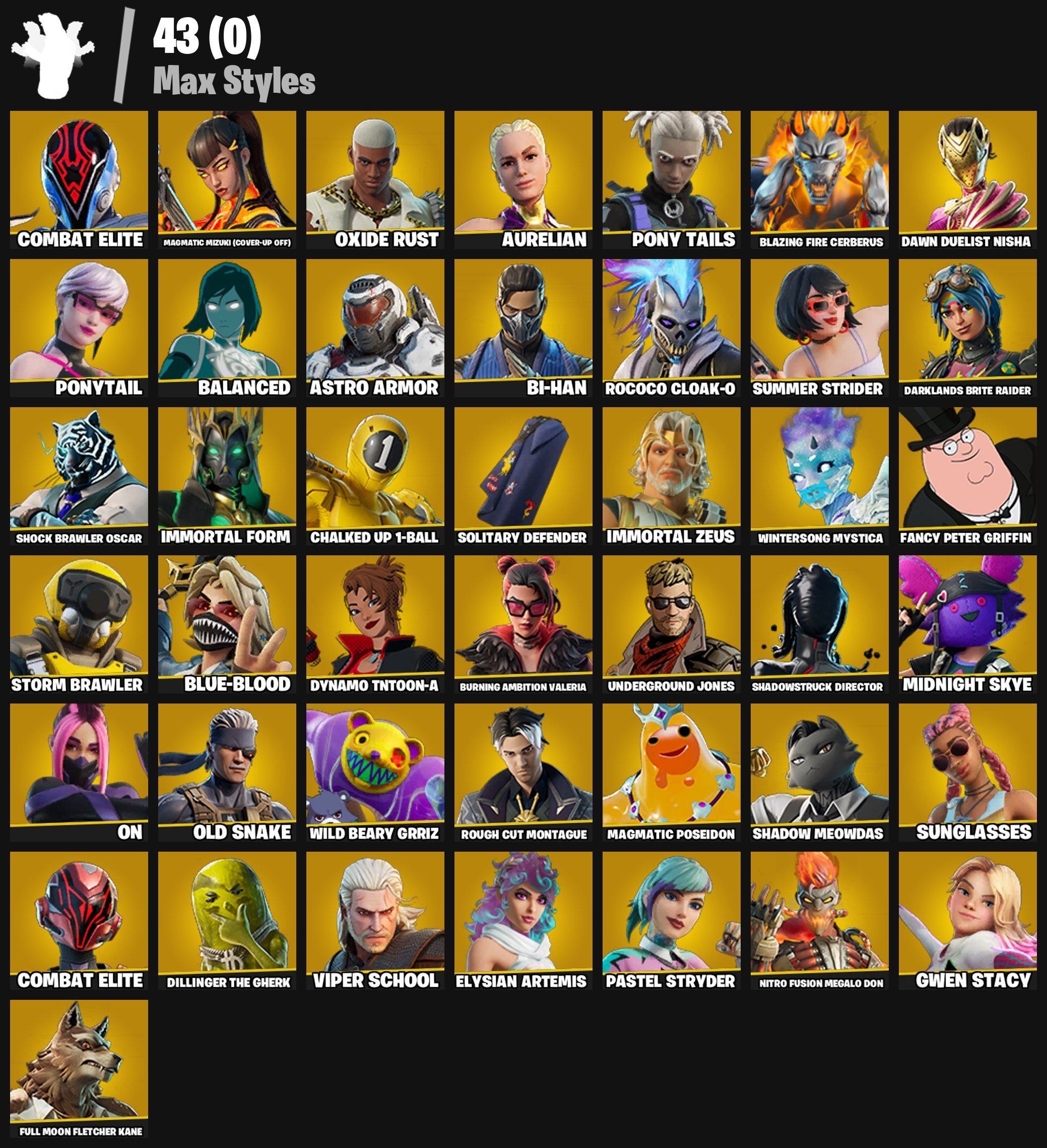 🎨 107 скинов | 🌟 Fortnite аккаунт