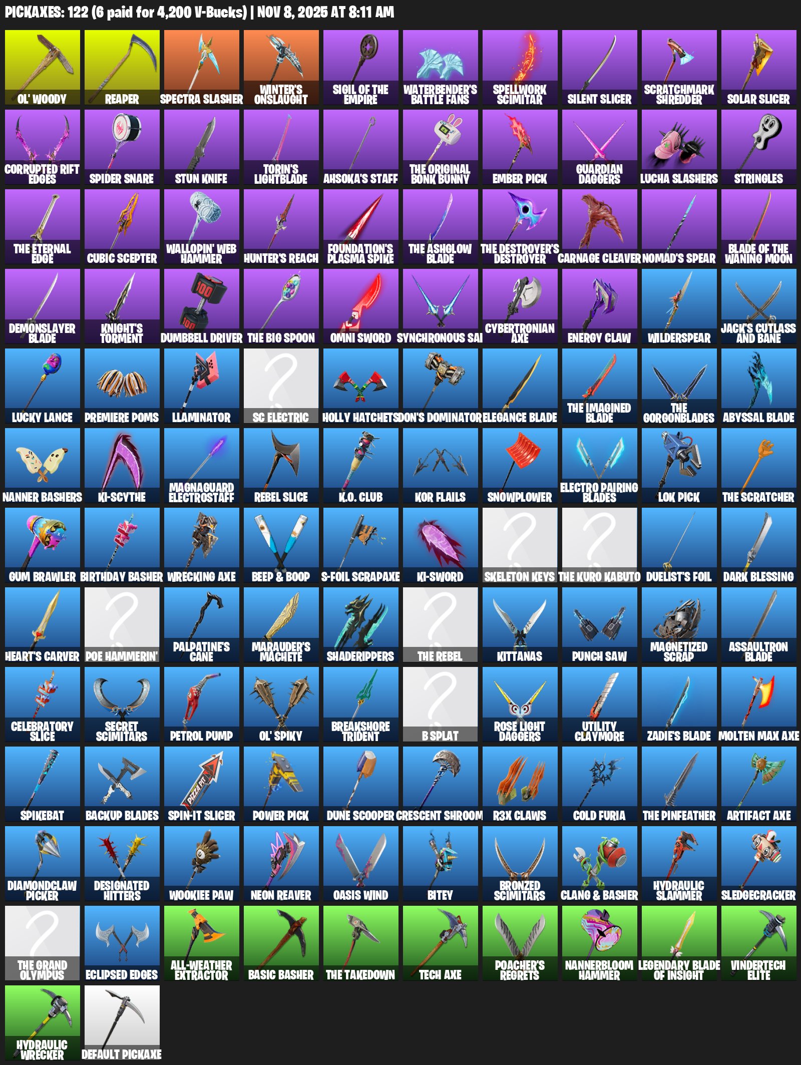 🎨 102 skins | 🌟 Fortnite account