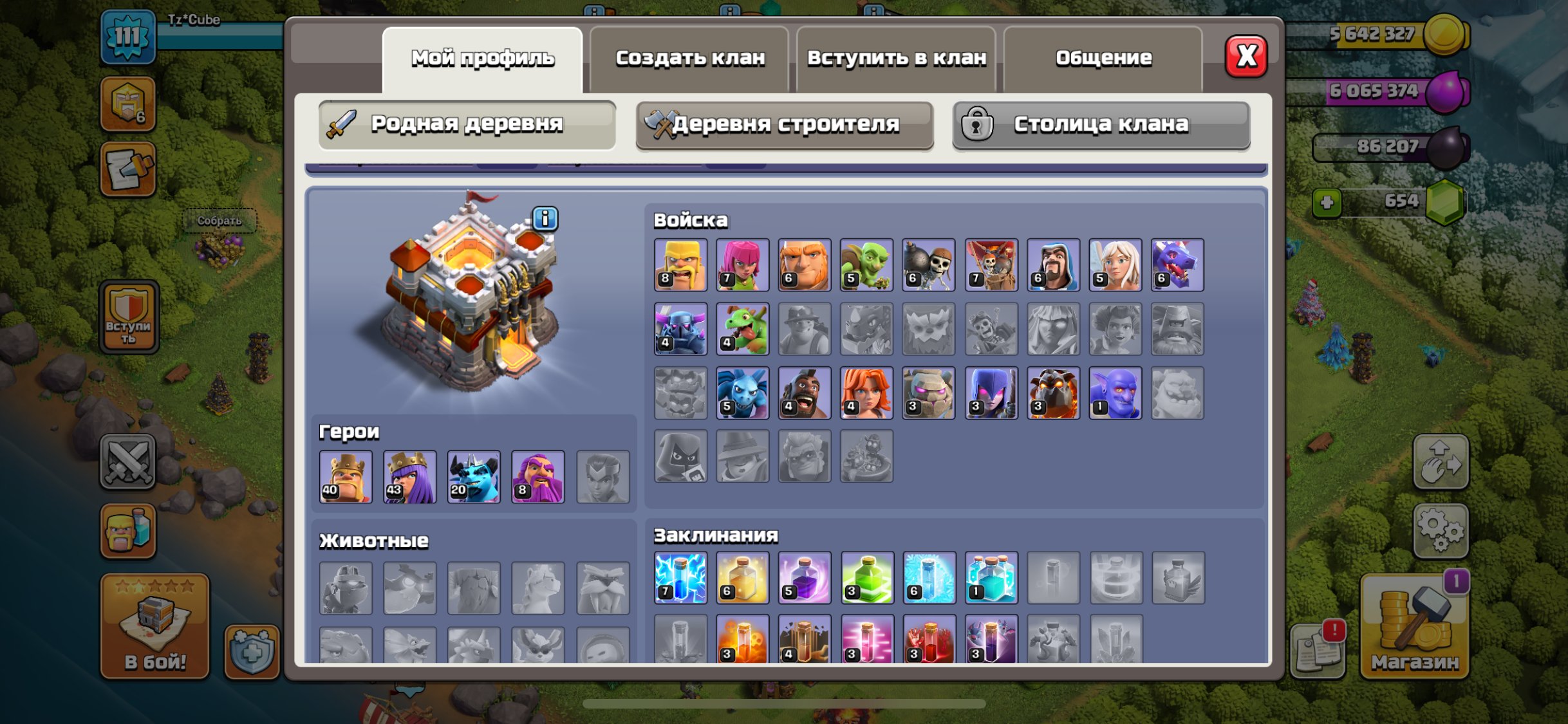 🏰 Clash of Clans акаунт | 11 ратуша | 111 рівень