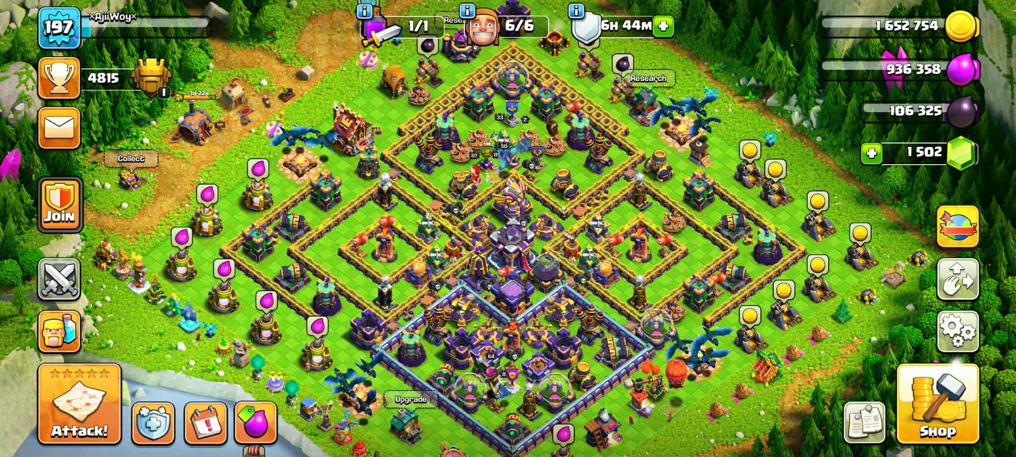 🏰 Clash of Clans акаунт | 15 ратуша | Рівень 80