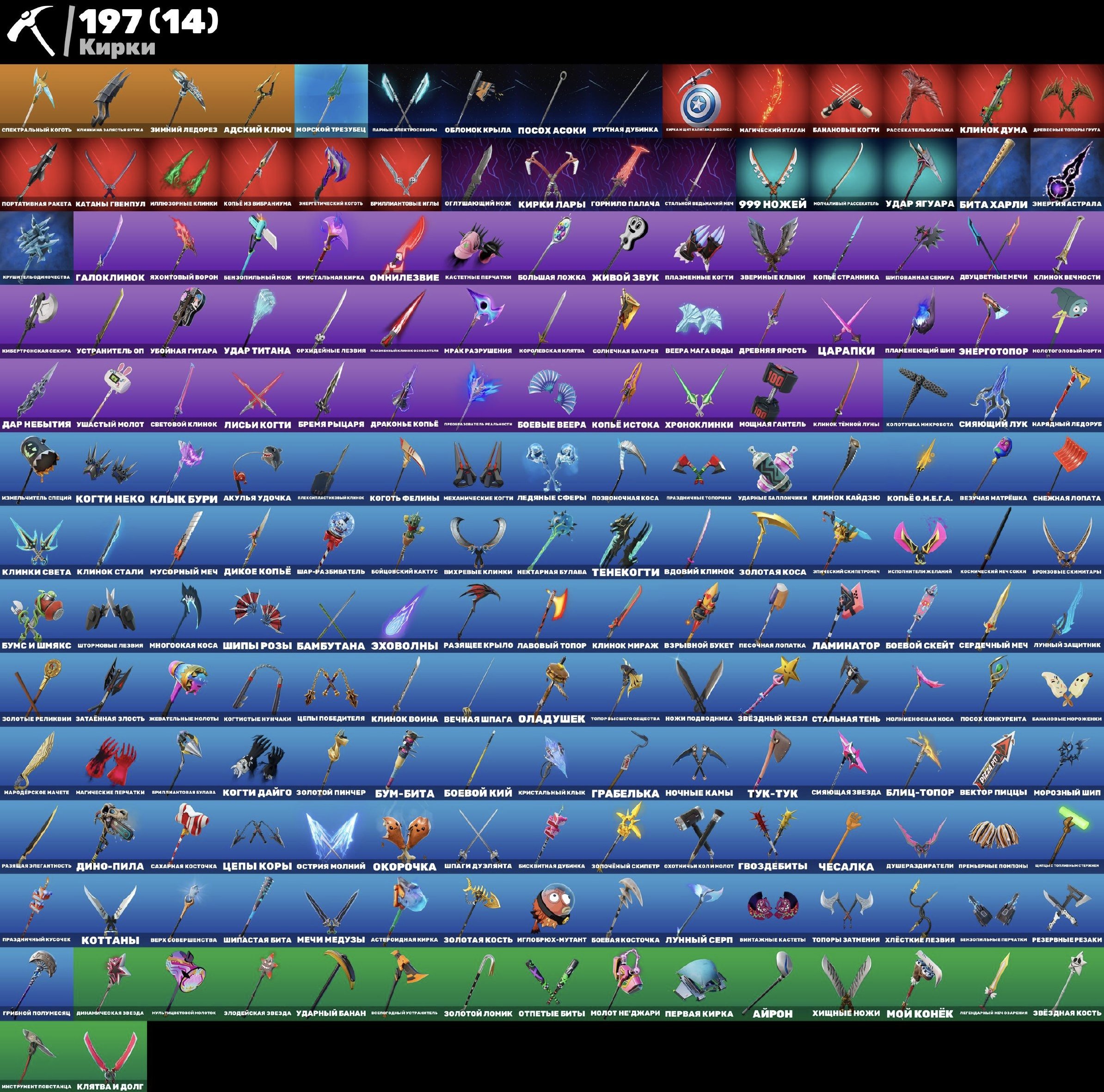 🎨 166 skins | 🌟 Fortnite account