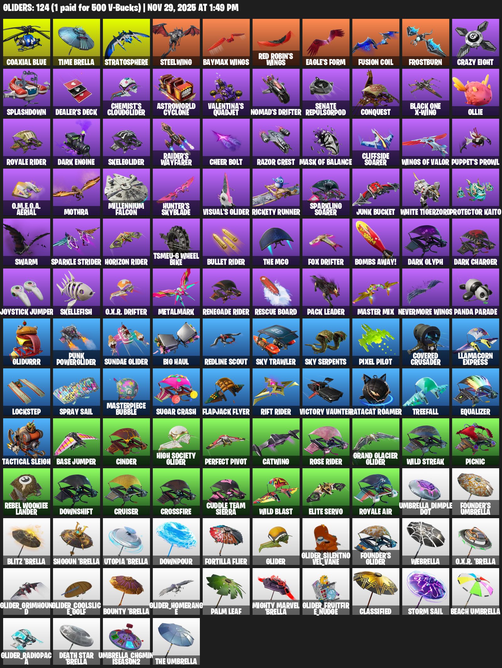 🎨 177 skins | 🌟 Fortnite account